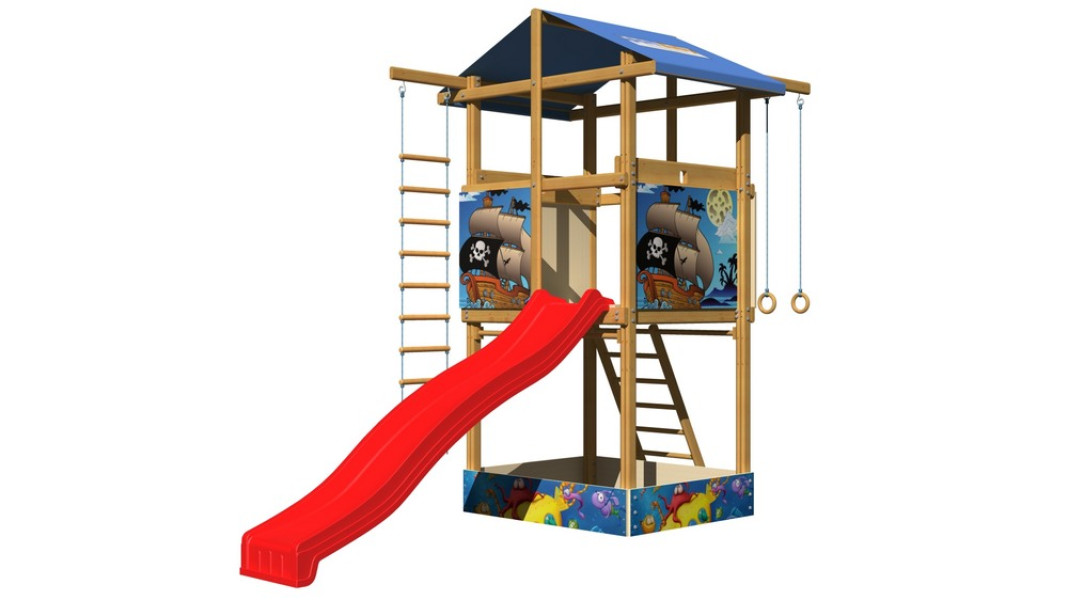Детская деревянная площадка "SportBaby 2"7