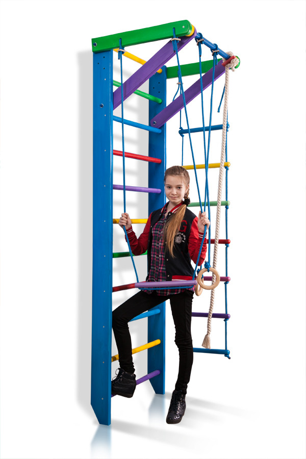 Шведская стенка с турником «Bambino 1-240»2