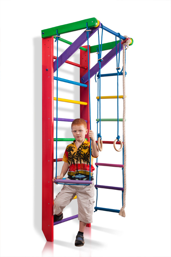 Шведская стенка с турником «Bambino 1-240»4
