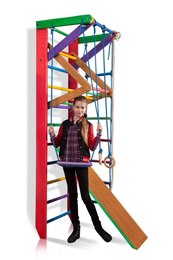 Шведская стенка с турником «Bambino 1-240»18