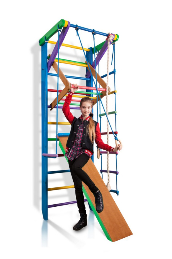 Шведская стенка с турником «Bambino 1-240»20
