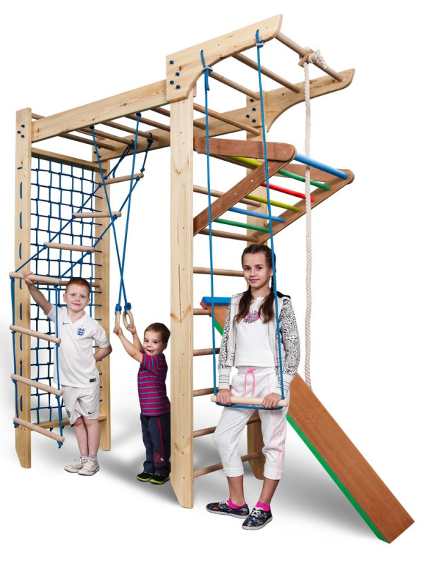 Шведская стенка с турником «Baby 1-240»8