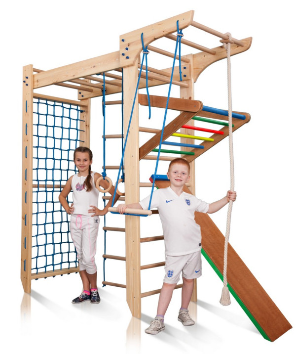 Шведская стенка с турником «Kinder 1-240»4