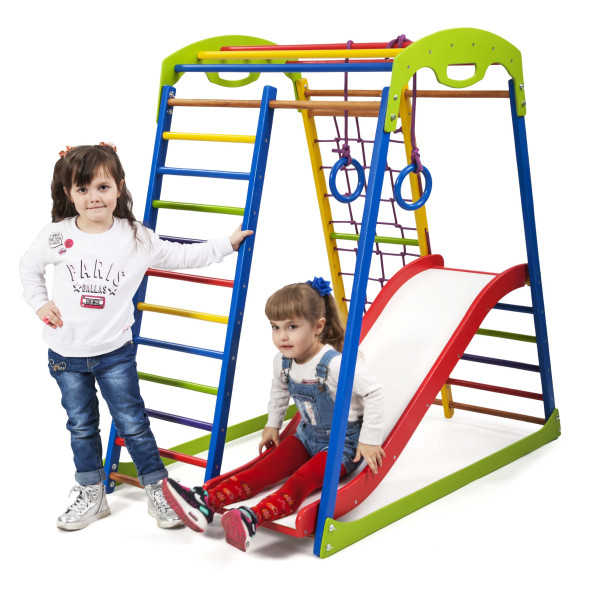 Детский спортивный комплекс для дома KindWood Color28