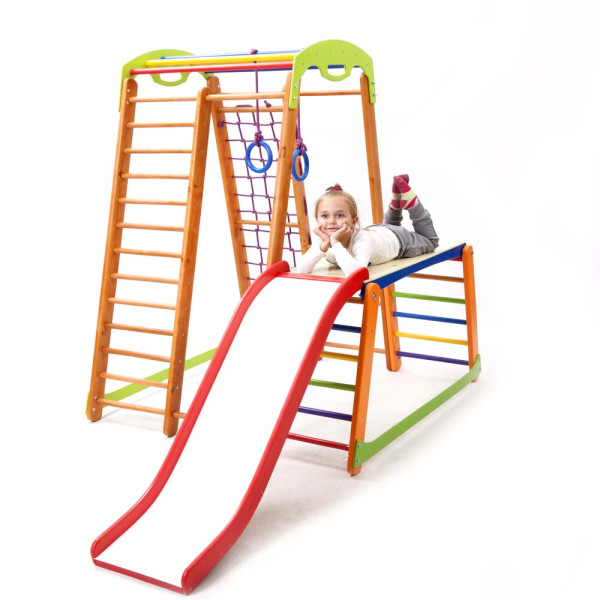 Детский спортивный комплекс для дома KindWood Color46