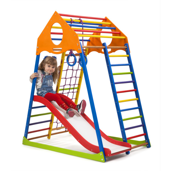 Детский спортивный комплекс для дома KindWood Color19