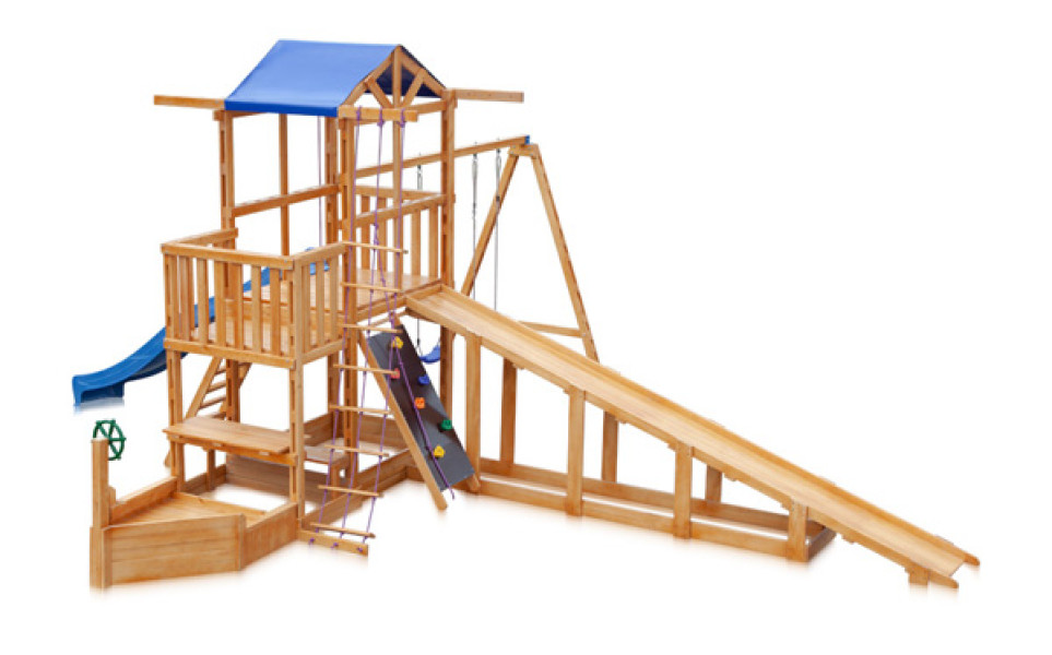 Детский спортивный комплекс для дома KindWood Color Plus48