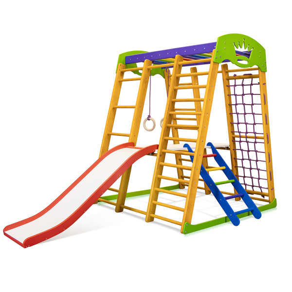 Детский спортивный комплекс для дома KindWood Color Plus34
