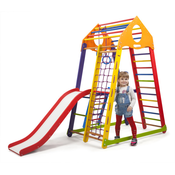 Детский спортивный комплекс для дома KindWood Color Plus16