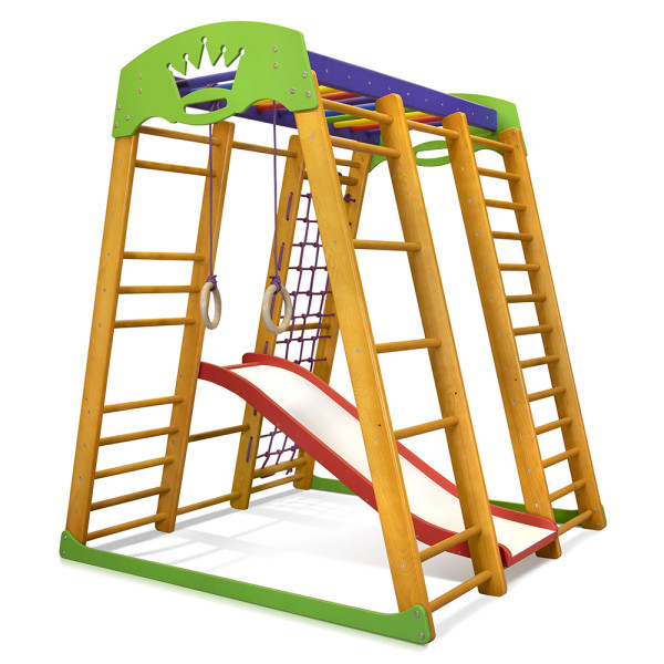 Детский спортивный комплекс для дома KindWood Color Plus33