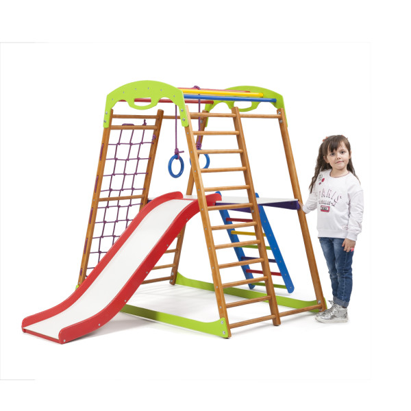 Детский спортивный комплекс для дома KindWood Color Plus22