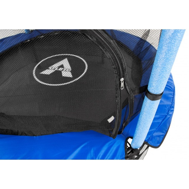 Батут дитячий кімнатний Atleto 140 см з сіткою синій2