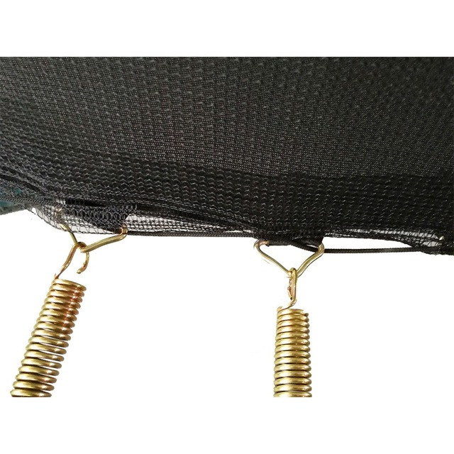 Батут Atleto 252 см з внутрішньою сіткою та драбинкою multikolor + в подарунок  м'ячик5