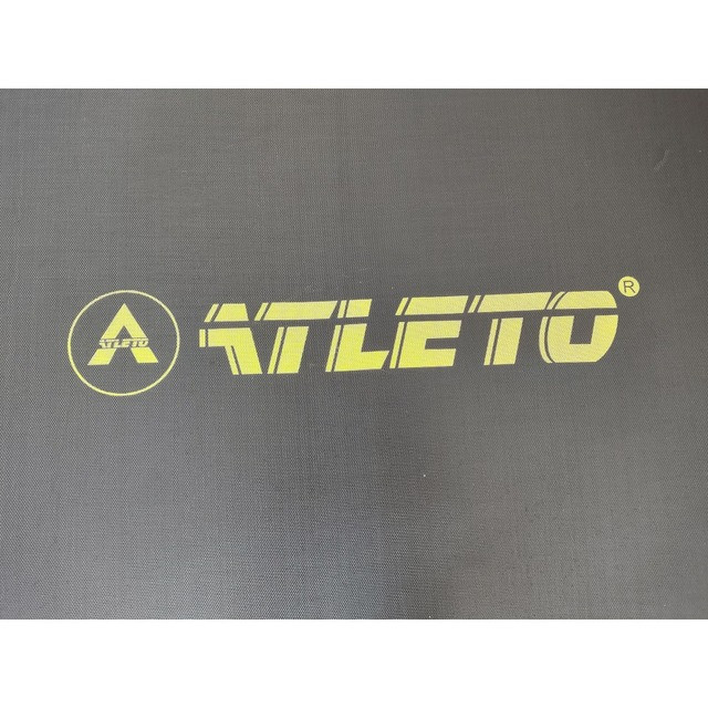 Батут з сіткою та драбинкою 252 см Atleto Black + подарунок  м'ячик13
