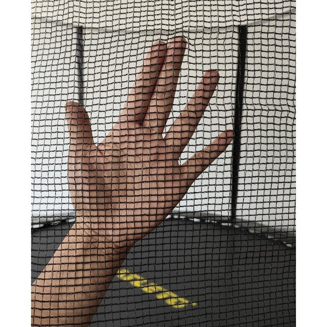 Батут з сіткою та драбинкою 312 см Atleto Black + подарунок  м'ячик6