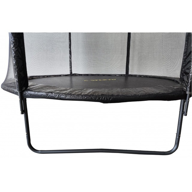 Батут з сіткою та драбинкою 312 см Atleto Black + подарунок  м'ячик11