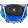Батут дитячий кімнатний Atleto 140 см з сіткою синій1
