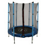 Батут дитячий кімнатний Atleto 140 см з сіткою синій20