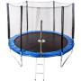Батут дитячий з сіткою та драбинкою 435 см + в подарунок м'ячик7