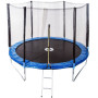 Батут дитячий з сіткою та драбинкою 490 см + в подарунок м'ячик1