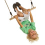 Трапеція дерев'яна на канатах Straight, перекладина на канатах0