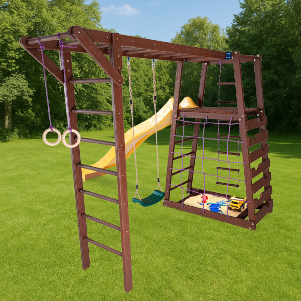 Детский деревянный игровой комплекс "SportBaby 26"4