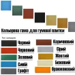 Резиновая монотонная плитка. Толщина 20мм. Разного цвета.0