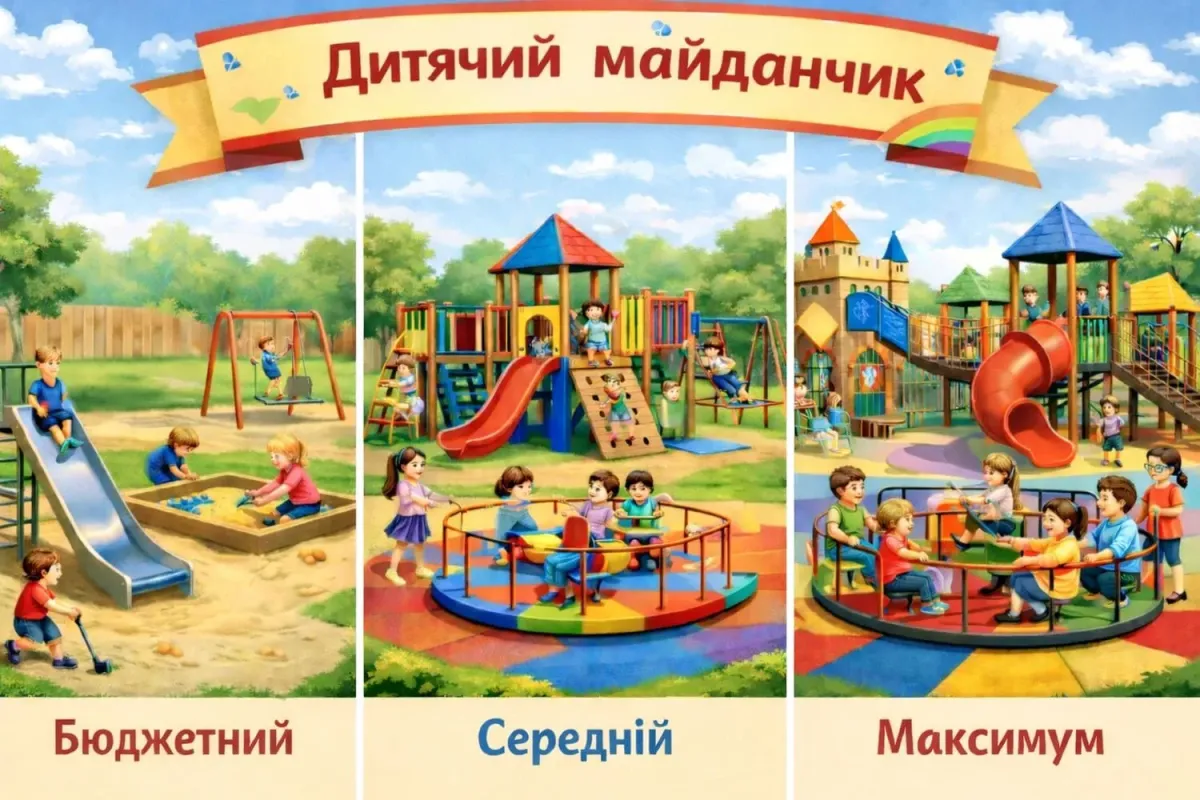 Сколько стоит обустроить детскую площадку: 3 готовых бюджета