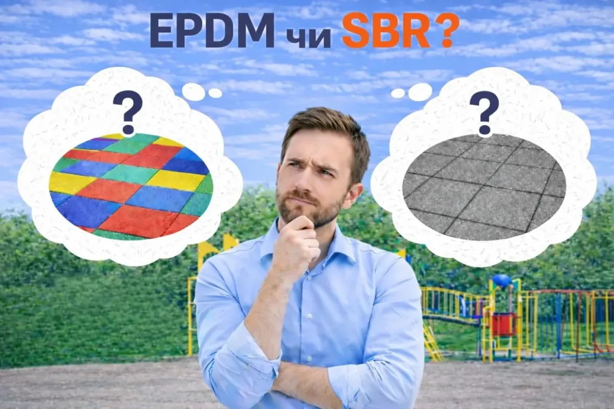 EPDM и SBR резиновая крошка: в чем разница и что выбрать
