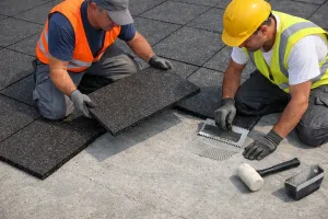 Как уложить резиновую плитку на бетон: пошаговая инструкция