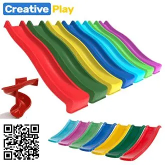 Пластикові дитячі гірки