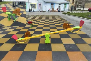 ИРЦ ребенка в Здолбунове - резиновая плитка и оборудование